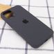 Чехол для iPhone 14 Plus Silicone Case Full / закрытый низ Серый / Dark Grey