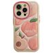Чехол для iPhone 14 Pro 3d case Peach