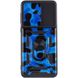 Ударопрочный чехол Camshield Serge Ring Camo для Samsung Galaxy A13 4G Синий / Army Blue