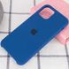 Чехол silicone case for iPhone 11 Pro Max (6.5") (Синий / Navy Blue)