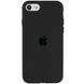Чехол Silicone Case Full Protective (AA) для Apple iPhone SE (2020) (Серый / Dark Grey)