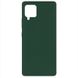 Чохол Silicone Cover Full without Logo (A) для Samsung Galaxy A42 5G (Зелений / Dark green)