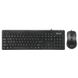 Набір Combo MEETION 2in1 Keyboard/Mouse USB Corded MT-AT100 |RU/EN розкладки| Чорний
