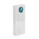 УМБ Baseus Amblight Digital Display Quick Charge Power Bank 30000mAh |4USB/Type-C/Lightning, 6A/65W, QC/PD| (PPLG-A02) White
