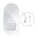 Зарядка QI BASEUS Simple 2in1 Wireless Charger 18W Max For Phones + Pods white
