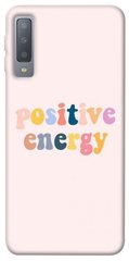 Чехол для Samsung A750 Galaxy A7 (2018) PandaPrint Positive energy надписи