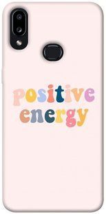 Чехол для Samsung Galaxy A10s PandaPrint Positive energy надписи