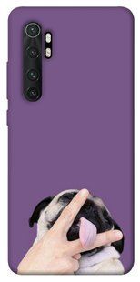 Чехол для Xiaomi Mi Note 10 Lite PandaPrint Мопс животные