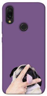 Чохол для Xiaomi Redmi 7 PandaPrint Мопс тварини