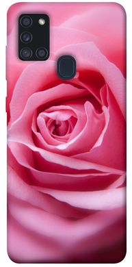 Чохол для Samsung Galaxy A21s PandaPrint Рожевий бутон квіти
