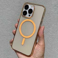 Чохол для iPhone 14 Clear Case ультратонкий, не жовтіє Orange
