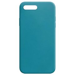 Силиконовый чехол Candy для Apple iPhone 7 plus / 8 plus (5.5"") Синий / Powder Blue