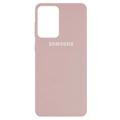 Чохол для Samsung Galaxy A72 4G / A72 5G Silicone Full Рожевий / Pink Sand з закритим низом і мікрофіброю