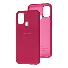 Чехол для Samsung Galaxy M31 (M315) My Colors Full бордовый c закрытым низом и микрофиброю
