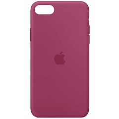 Чохол Silicone Case Full Protective (AA) для Apple iPhone SE (2020) (Малиновий / Pomegranate)