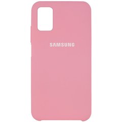 Чехол Silicone Cover (AAA) для Samsung Galaxy M31s (Розовый / Light pink)
