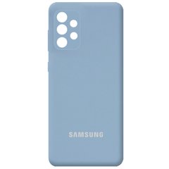 Чехол Silicone Cover Full Camera (AA) для Samsung Galaxy A73 5G Голубой / Lilac Blue