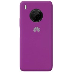 Чехол Silicone Cover Full Protective (AA) для Huawei Y9a (Фиолетовый / Grape)