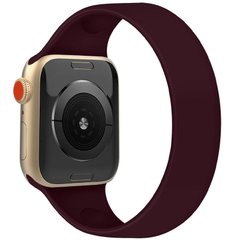 Ремінець Solo Loop для Apple watch 38mm/40mm 170mm (8) (Бордовий / Maroon)