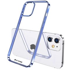 TPU чехол G-Case Shiny Series для Apple iPhone 12 mini (5.4") (Синий)
