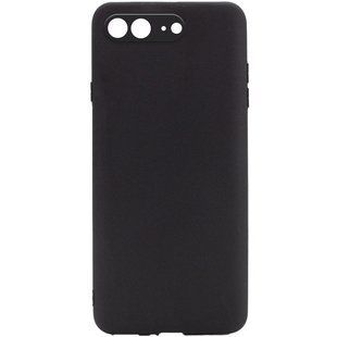 Силиконовый чехол Candy Full Camera для Apple iPhone 7 plus / 8 plus (5.5"") Черный / Black