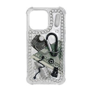 Чехол объемный ручной работы для iPhone 12 / 12 Pro That's My&reg; Сlassic Series. Metal Black