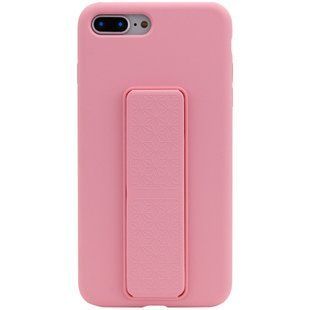 Чохол Silicone Case Hand Holder для Apple iPhone 7 plus / 8 plus (5.5") (Рожевий / Pink)
