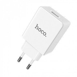 СЗУ HOCO C34A Platinum 1USB/3A/18W/QC3.0 White, White