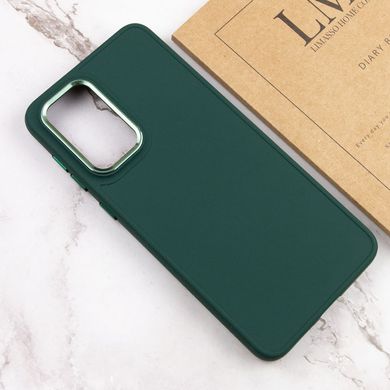 TPU чохол Bonbon Metal Style для Samsung Galaxy A05s (Зелений / Army green)