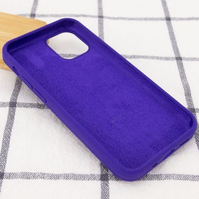 Чохол для Apple iPhone 12 Pro Silicone Full / закритий низ (Фіолетовий / Ultra Violet)