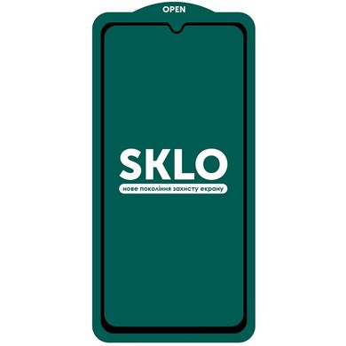 Захисне скло SKLO 5D (full glue) для Xiaomi Redmi 9A / 9C, Черный