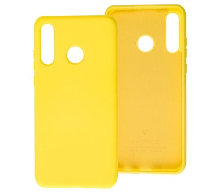 Чохол для Huawei P30 Lite Silicone Full жовтий