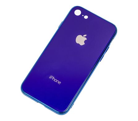 Чехол для iPhone 7 / 8 Original glass синий
