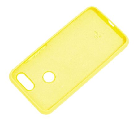 Чохол для Xiaomi Mi 8 Lite Silicone Full лимонний