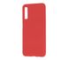 Чохол для Samsung Galaxy A7 2018 (A750) Silicone Full червоний з закритим низом і мікрофіброю