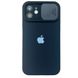 Чехол для iPhone 11 Silicone with Logo hide camera + шторка на камеру Black