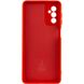 Чехол для Samsung Galaxy M52 Silicone Full camera закрытый низ + защита камеры Красный / Red