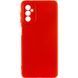 Чехол для Samsung Galaxy M52 Silicone Full camera закрытый низ + защита камеры Красный / Red
