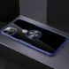 TPU + PC чохол Deen CrystalRing for Magnet (opp) для Apple iPhone 12 Pro / 12 (6.1 "") Безбарвний / Синій