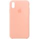 Чехол silicone case for iPhone XS Max Grapefruit / Розовый