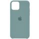 Чехол Apple silicone case for iPhone 12 Pro / 12 (6.1") (Зеленый /Light cactus)