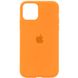 Чехол для Apple iPhone 11 Pro Silicone case Full / закрытый низ (Оранжевый / Papaya)