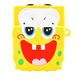 Силиконовый футляр SpongeBob series для наушников AirPods + кольцо (Sponge Bob / Желтый)