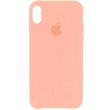 Чехол silicone case for iPhone X/XS Light Flamingo / Розовый