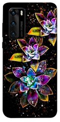 Чехол для Huawei P40 PandaPrint Цветы цветы