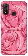 Чехол для Huawei P Smart (2020) PandaPrint Розы карандашом цветы