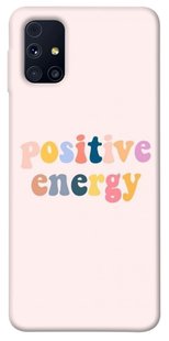 Чехол для Samsung Galaxy M31s PandaPrint Positive energy надписи