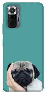 Чехол для Xiaomi Redmi Note 10 Pro Спящий мопс животные