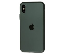 Чехол для iPhone X / Xs TPU Matt зеленый
