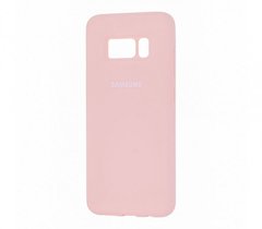 Силиконовый чехол Original Case (HQ) Samsung Galaxy S8 Plus (Бледно - розовый)